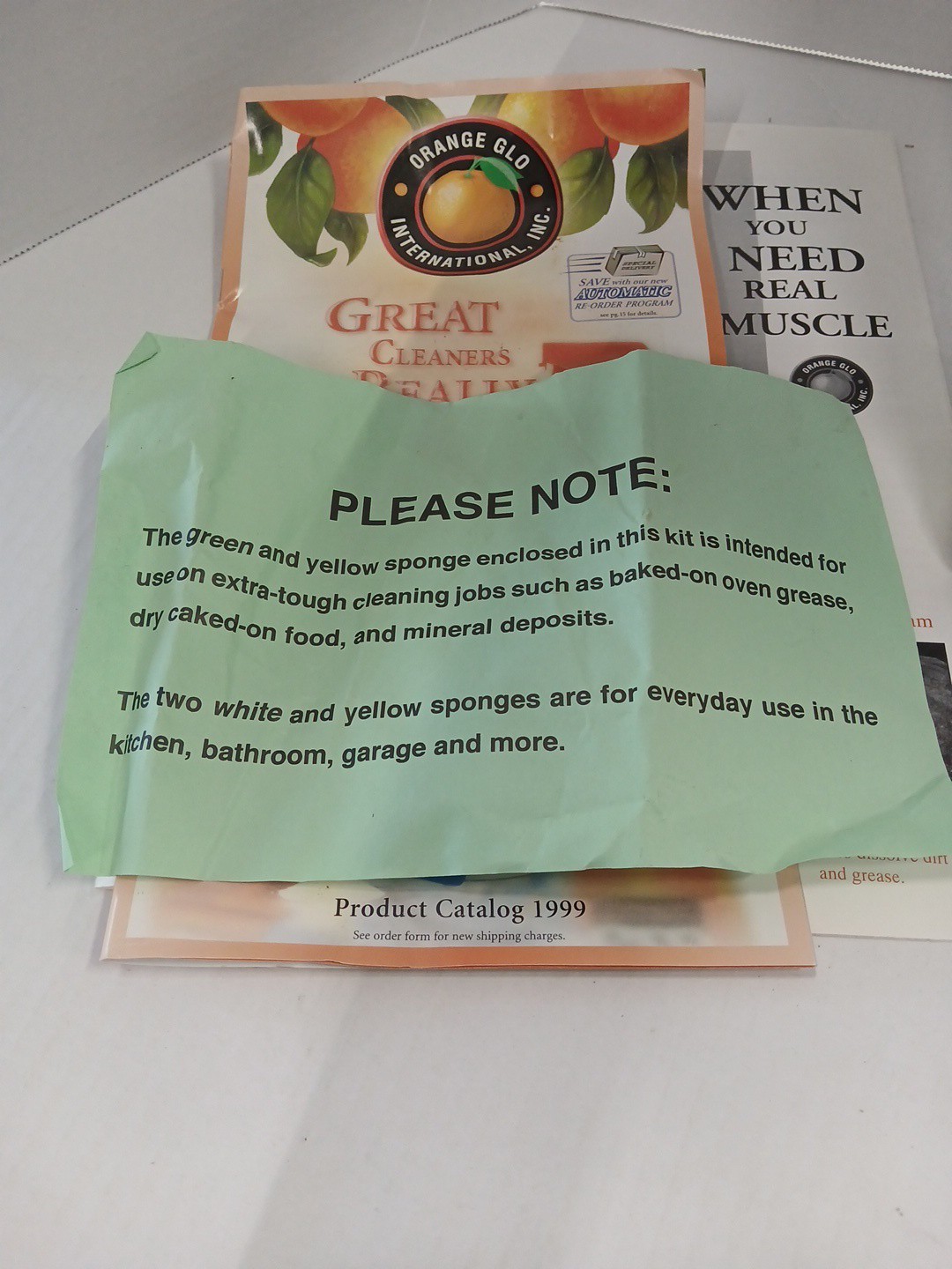 Orange Glo Power Paste Kit New Open Box