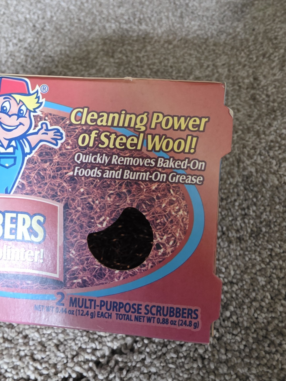 Chore Boy Ultimate Scrubbers Copper Scouring Pad 2 Pack Brand New In Box Sealed