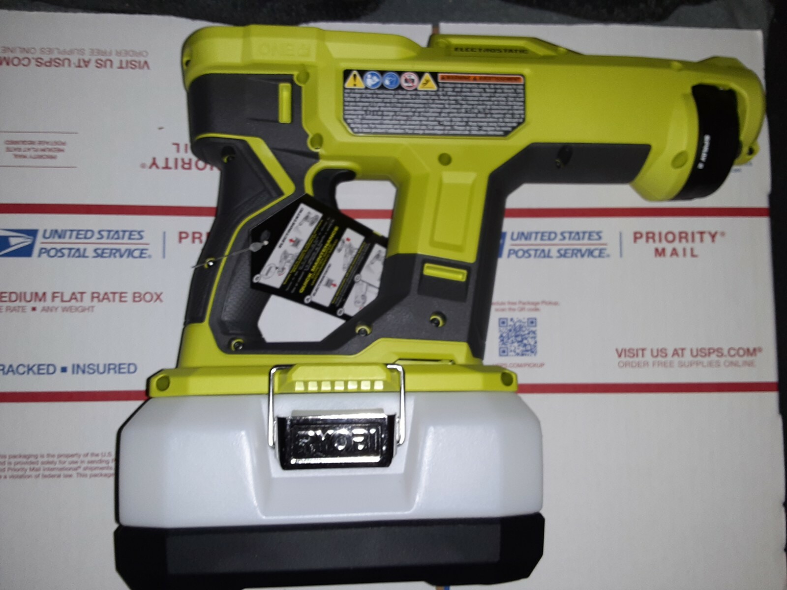 RYOBI 18V ONE+ Cordless Handheld Electrostatic Sprayer PSP02 Tool Only, PSP02B