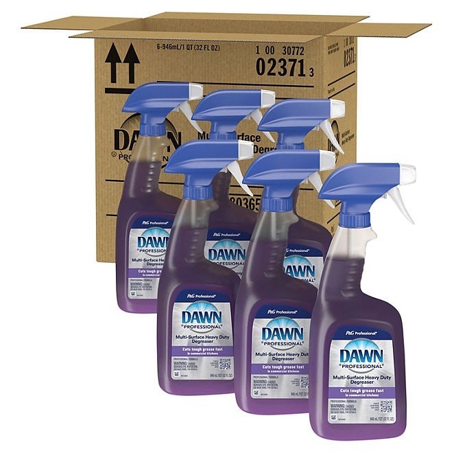 Dawn Professional Multi-Surface Heavy Duty Degreaser Spray,32 fl.oz-Case of 6/12