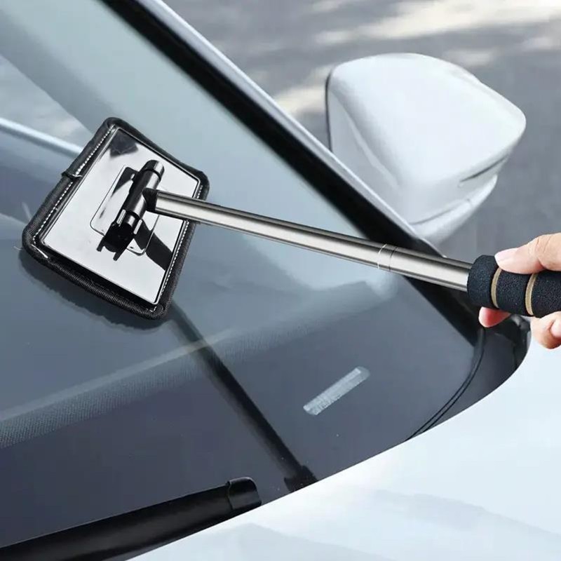 Telescopic Car Windshield Cleaner Auto Glass Cleaning Brush Extendable Mop Brush