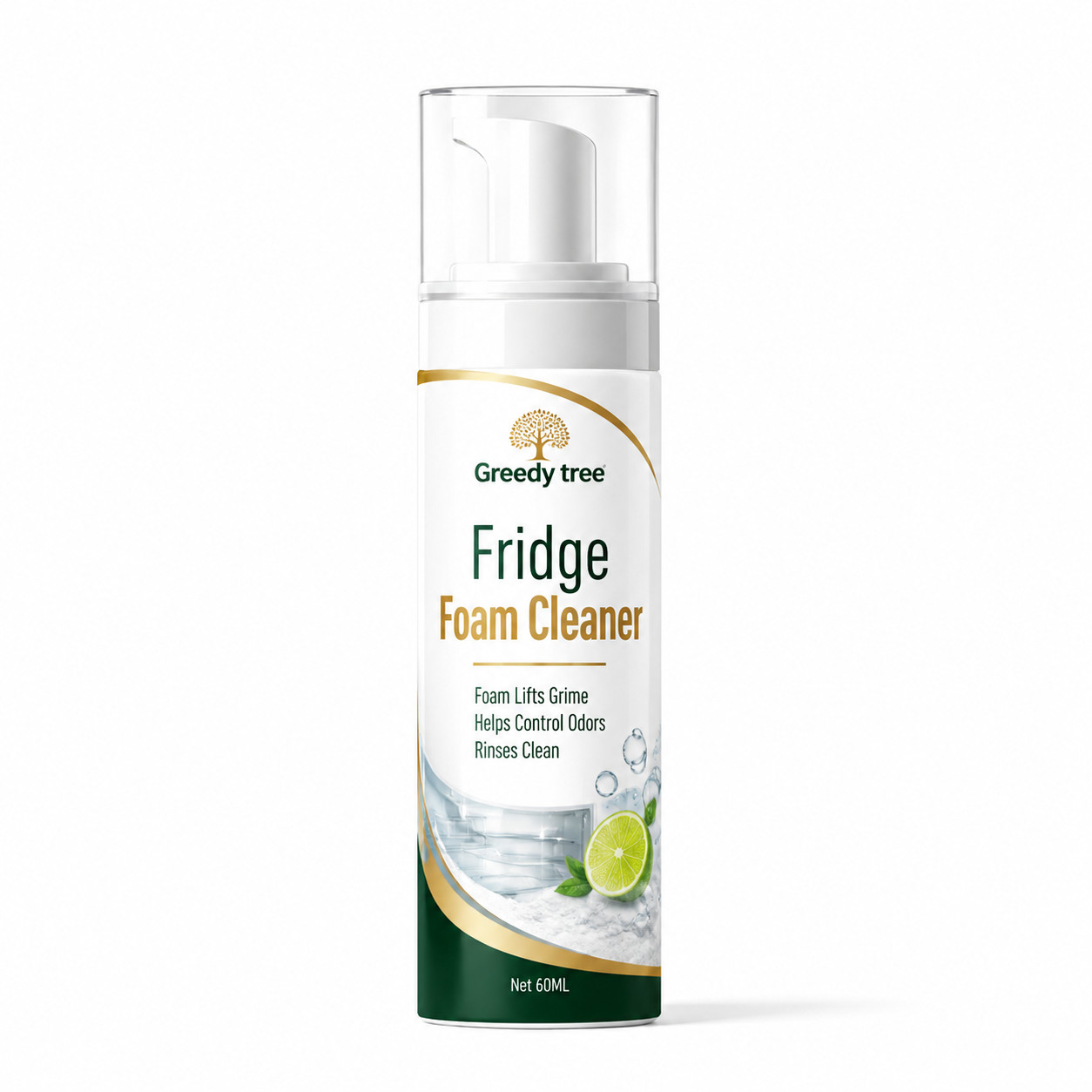 Refrigerator Cleaner Foam Spray For Fridge Shelves Helps Control Odors