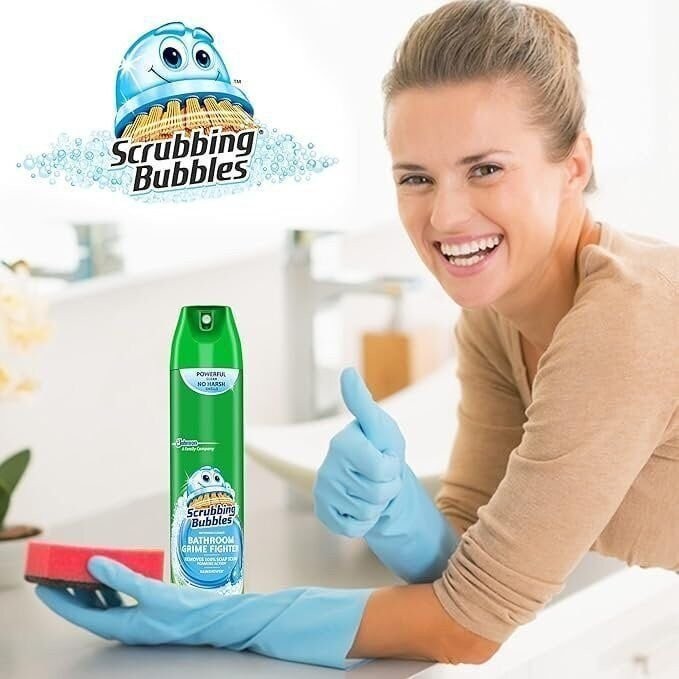 Scrubbing Bubbles Mega Shower Foamer Bathroom Cleaner, 20. oz -3 PK