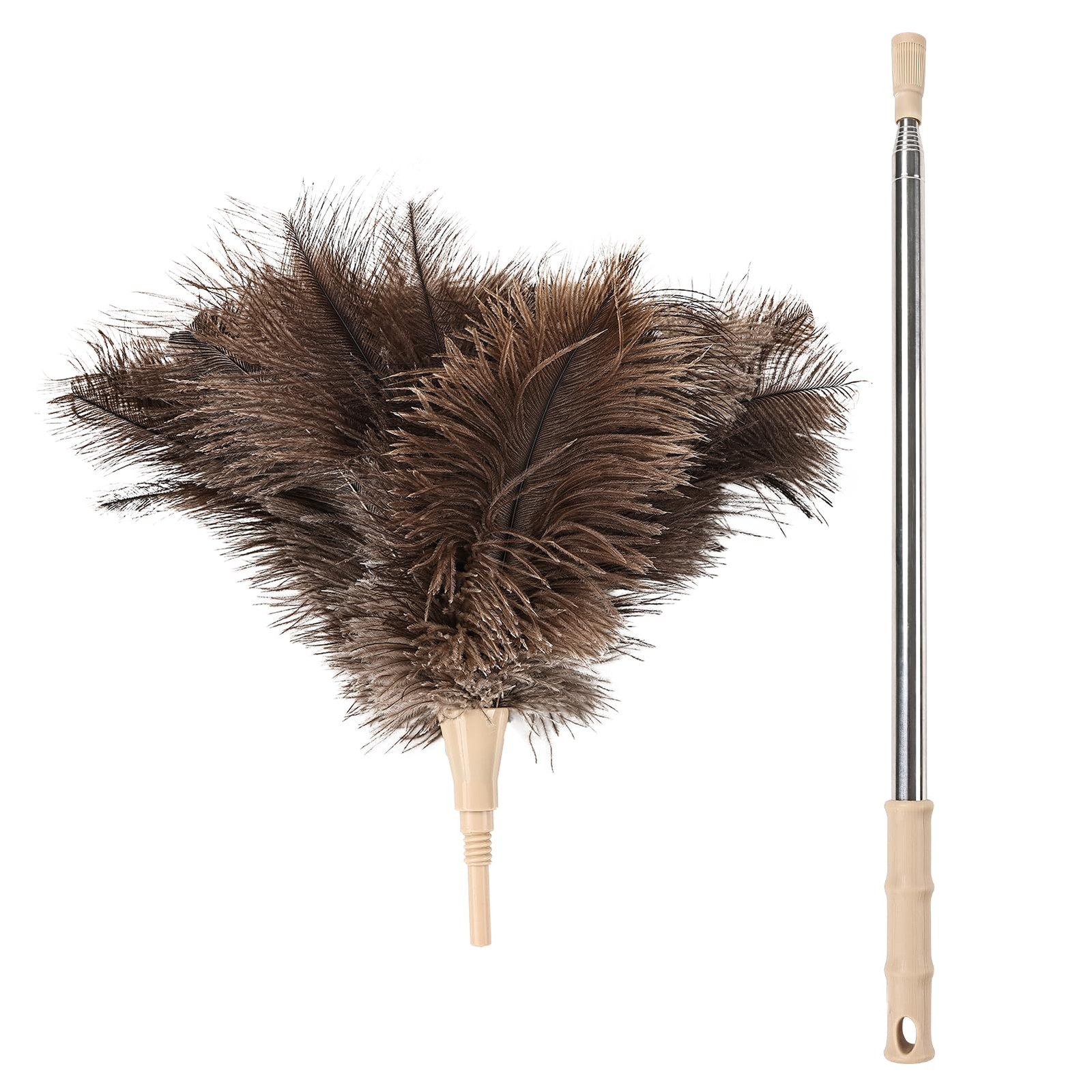FeelfunFeather Extendable Cleaning Duster 94 Inch – Long Telescoping Ostrich …