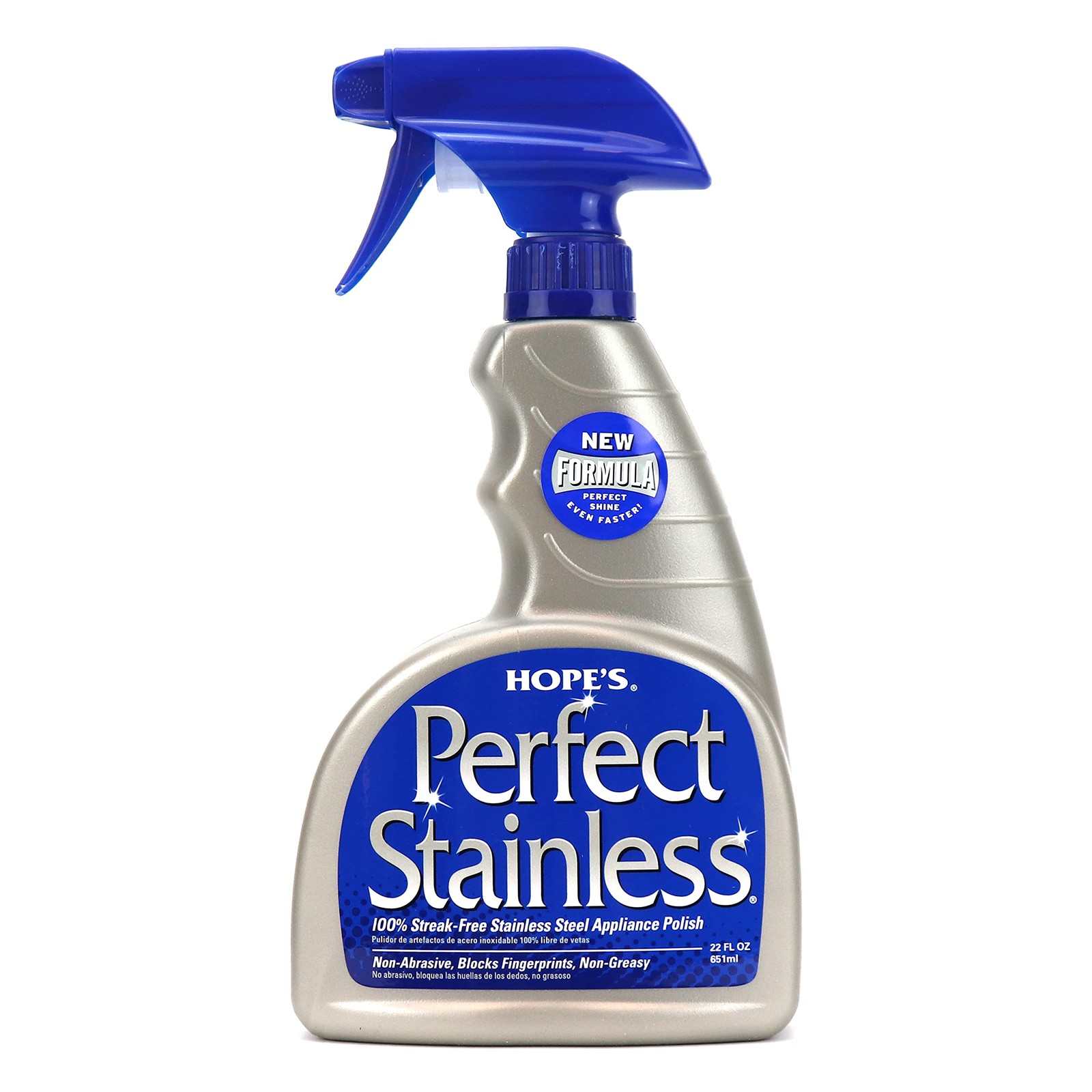 Hope’s Perfect Stainless Cleaner and Polish 22 Fl Oz Streak Free Shine