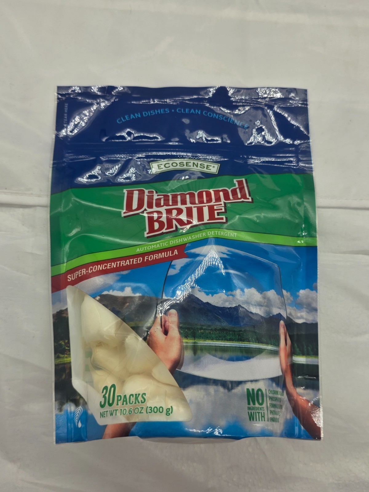 4 Melaleuca Ecosense Diamond Brite Automatic Dishwasher Detergent Total 110 pod