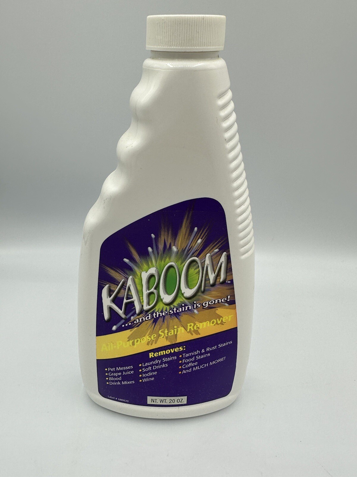 Kaboom Discontinued All Purpose Stain Remover. Removes coffee, Rust, wine Ect.