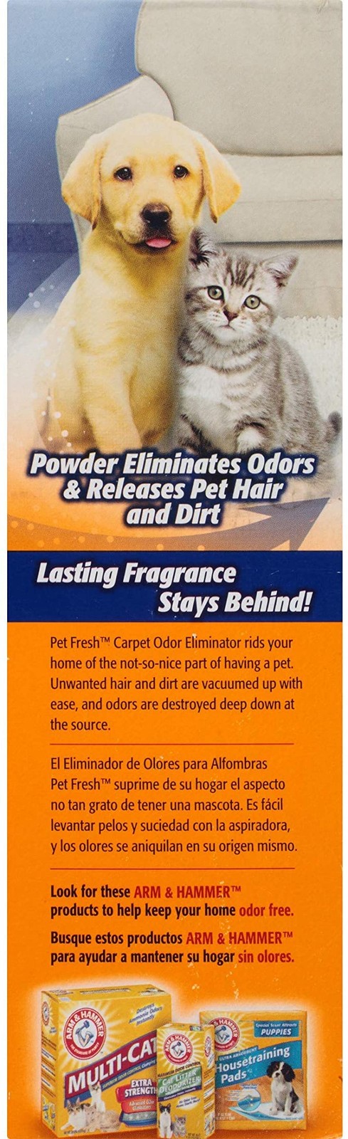 Arm & Hammer Carpet Pet Fresh Odor Eliminator 30 Oz, 30 Oz,Pack of 3, Blue