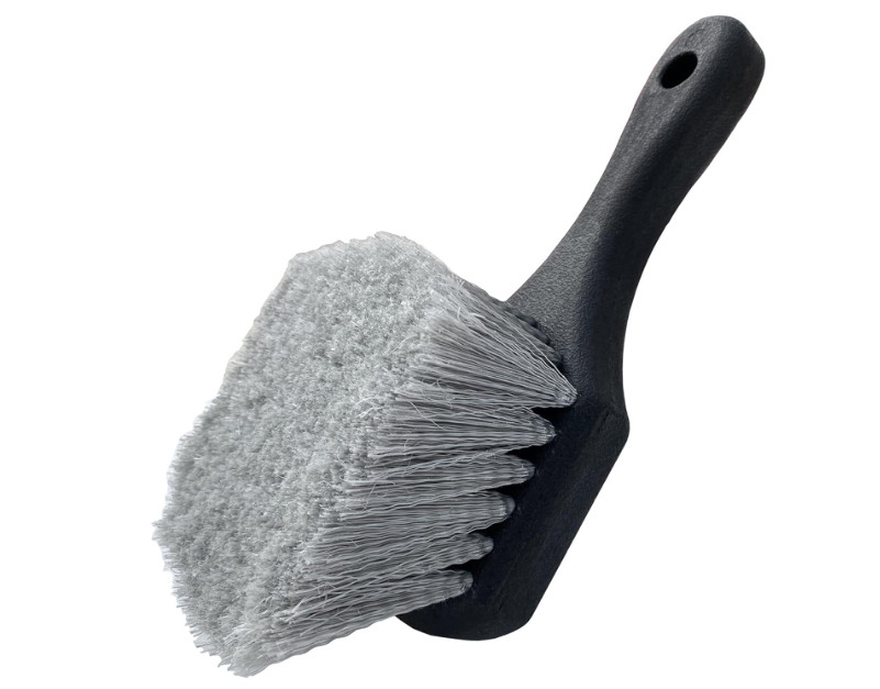 Wheel & Tire Brush for Car Rim, Soft Bristle Car Wash Brush, Cleans Tires & Rele