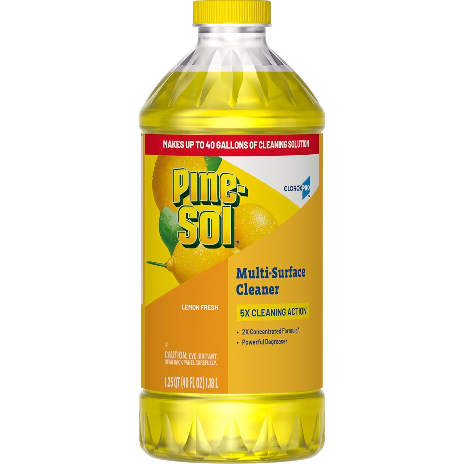 Cloroxpro Multi-Surface Cleaner, All Purpose Cleaner, Lemon Fresh, 40 Fluid Oun