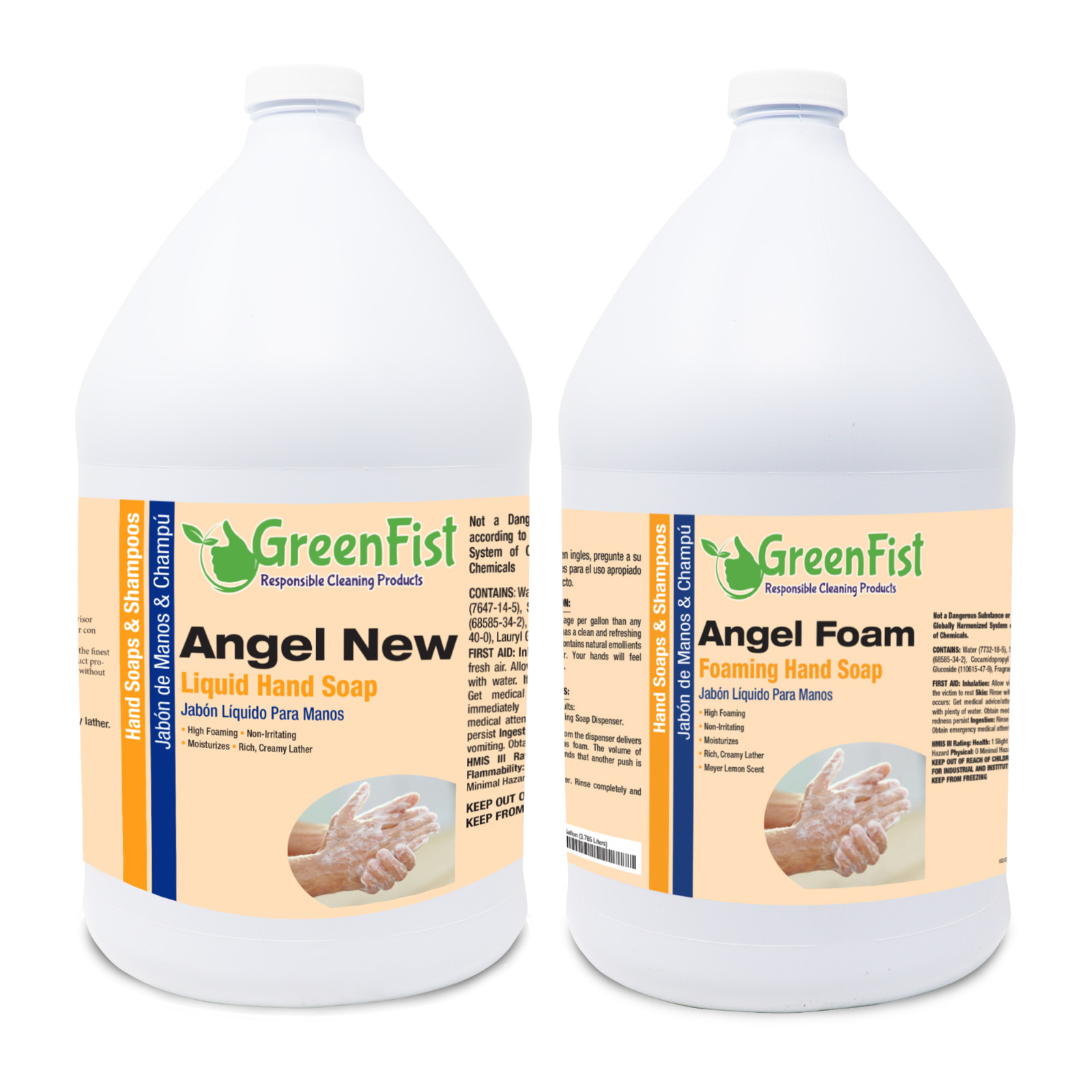 GreenFist Liquid + Foam Hand Soap Angel New + Angel Foam Refill (1G + 1G)