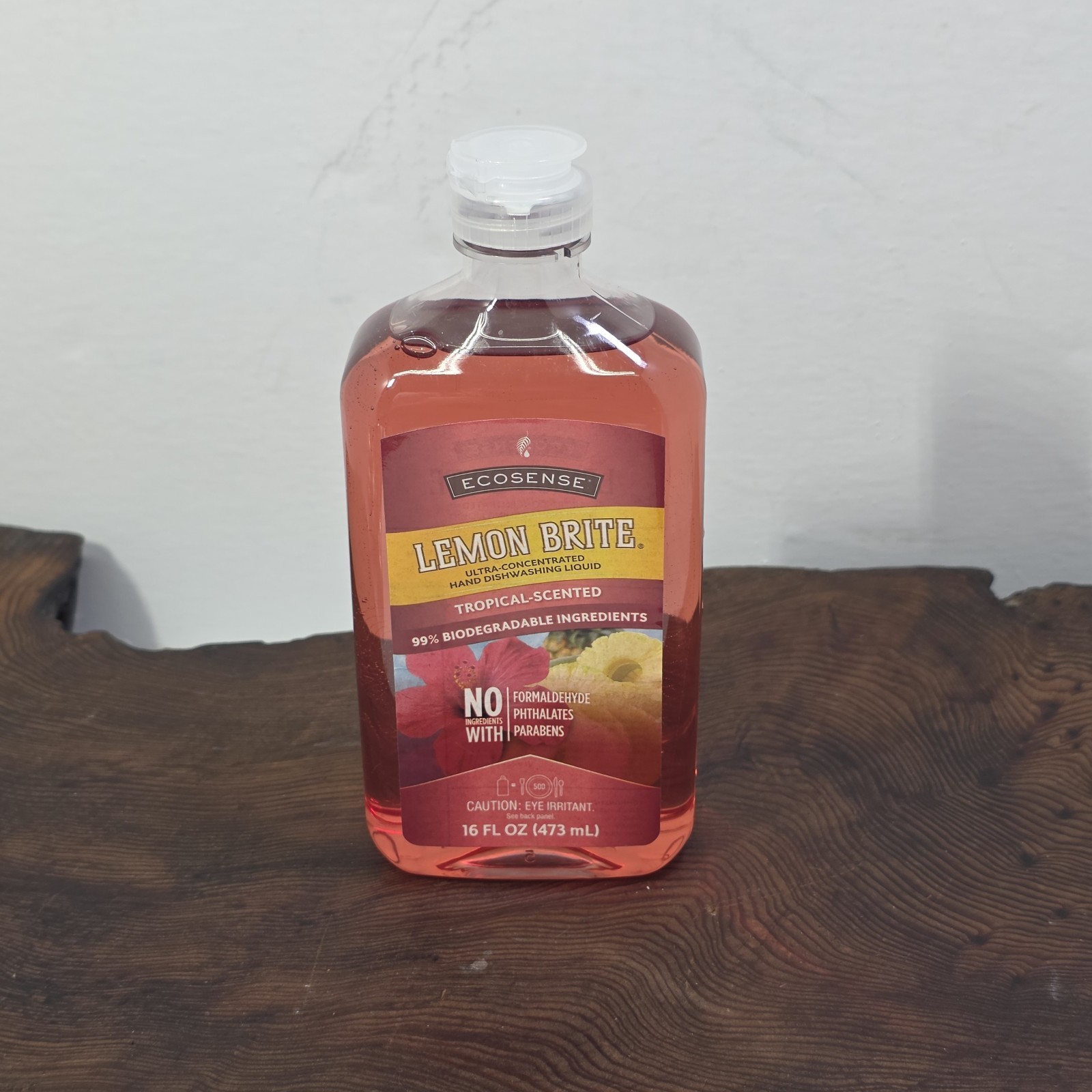 EcoSense Lemon Brite Tropical Scent Dish Soap 16 oz Sealed New