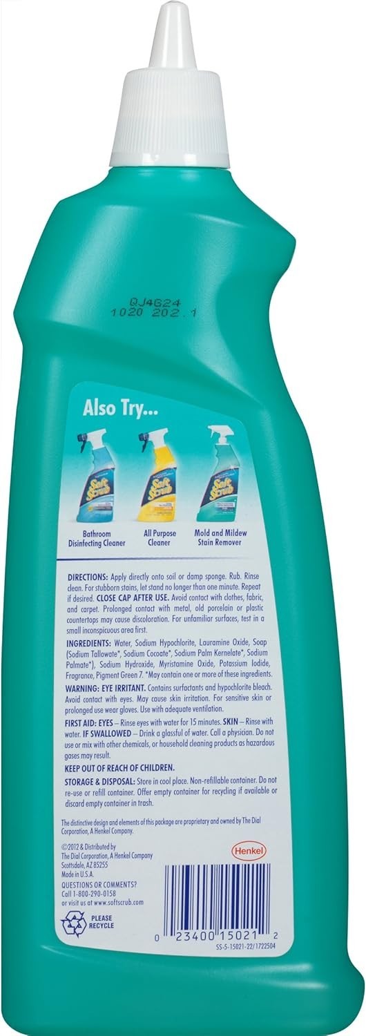 NEW PACK OF 6 Gel with Bleach Cleaner, 28.6 Ounces(FREE & FAST SHIPPING)