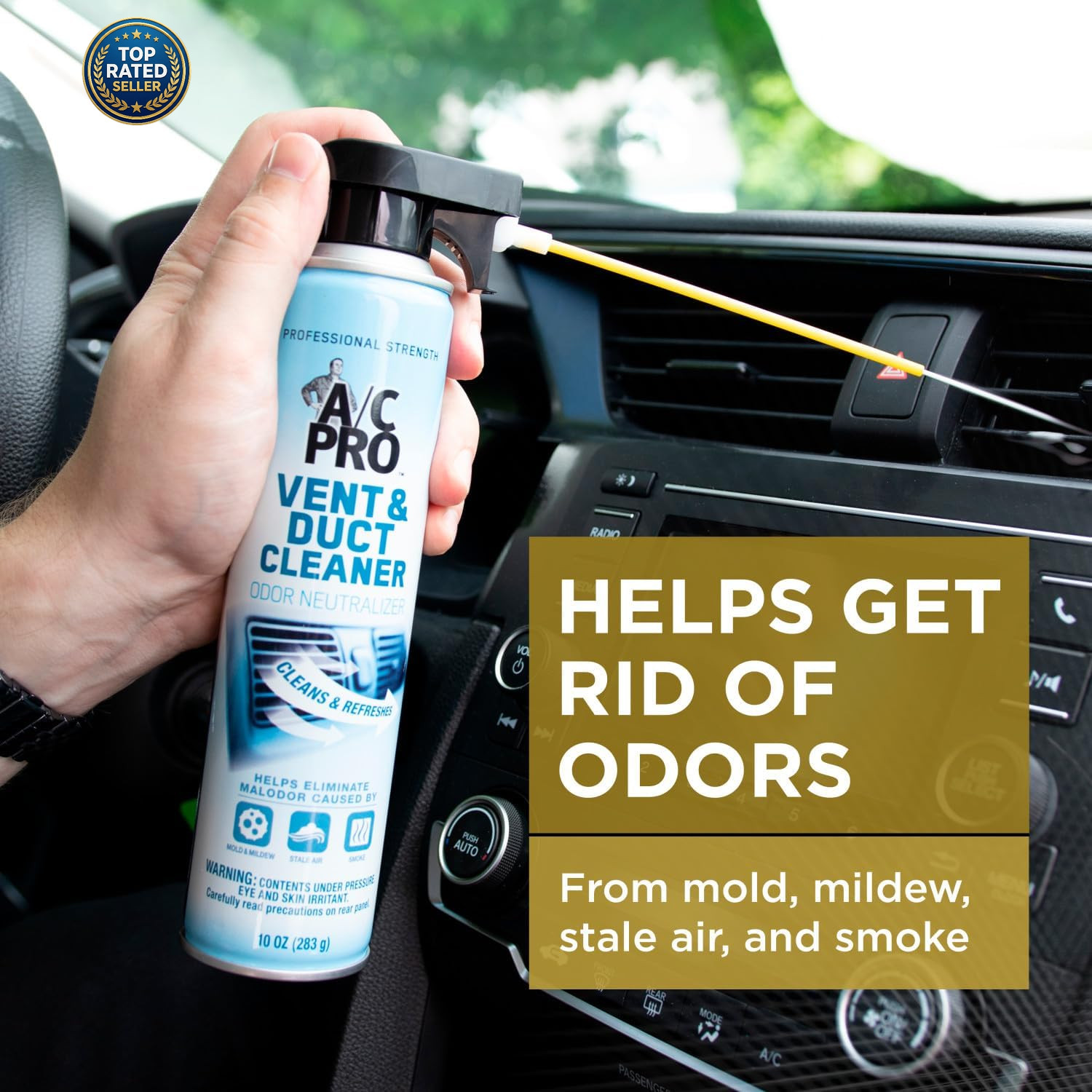 AUTO_ACCESSORY A C Pro Vent Duct Cleaner Odor Neutralizer for Automotive HVAC