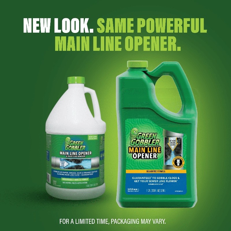 Main Line Opener Drain Cleaner Bleach Free Clog Remover Septic Safe 1gal New