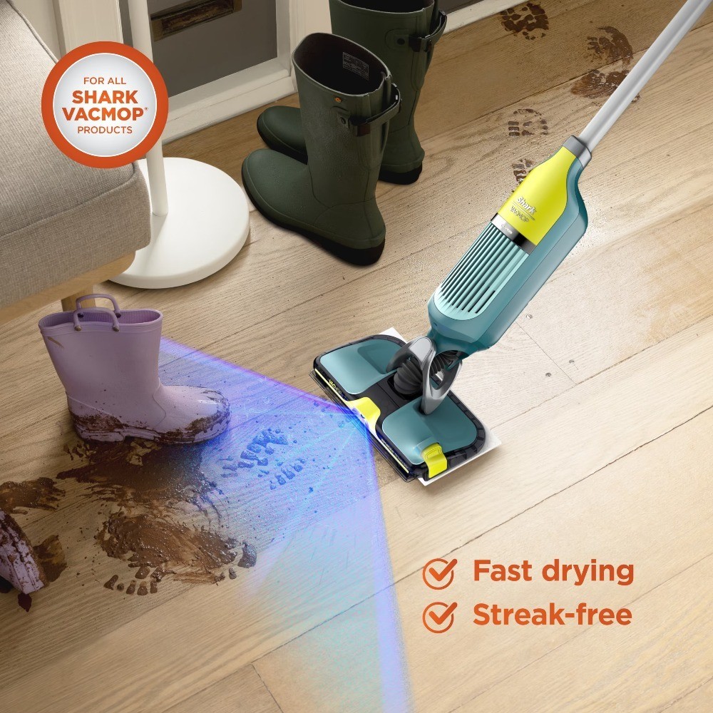 (2 pack) VACMOP Hardwood Cleaner, Citrus Clean, Sealed Hard Floors, Fast