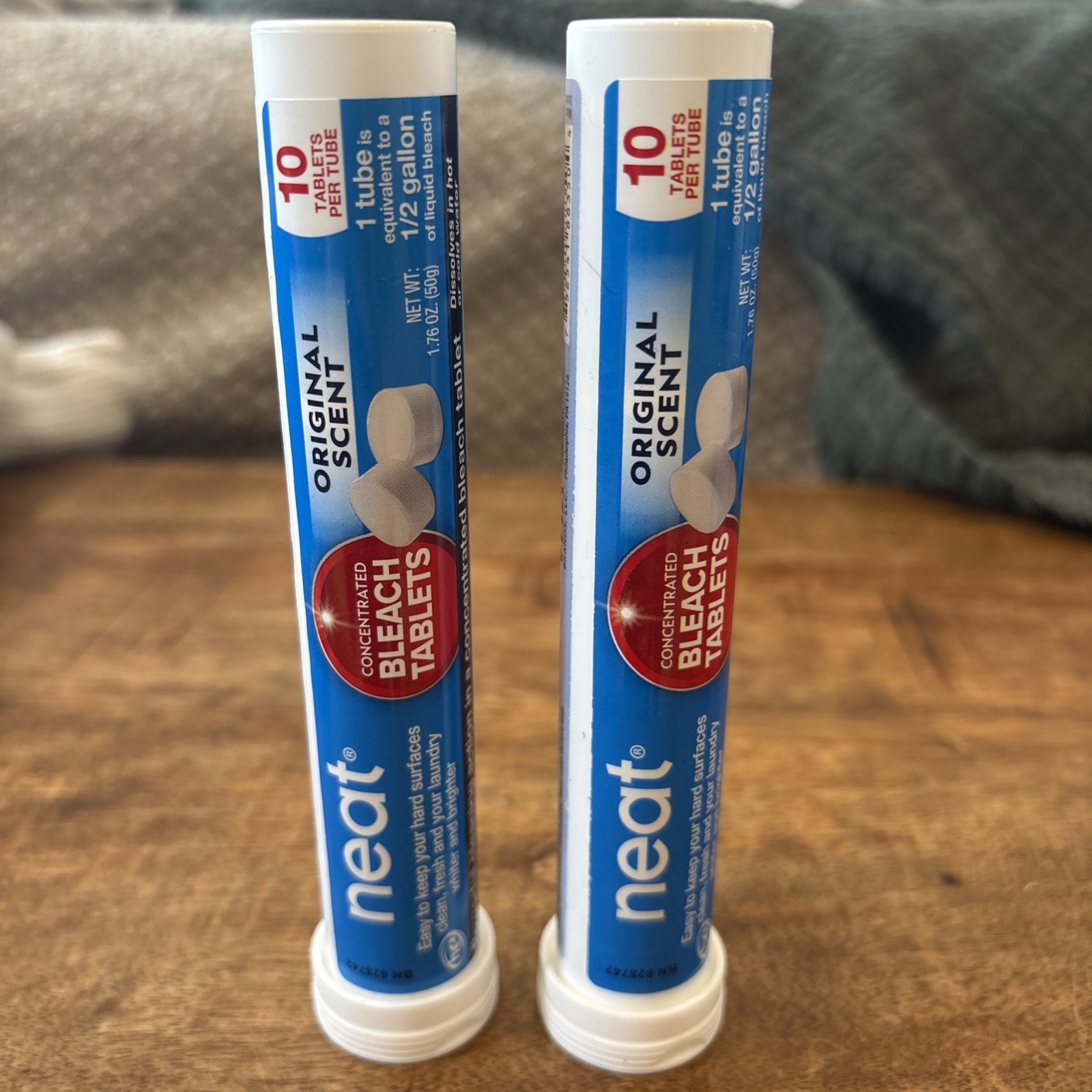 2pk Neat Bleach Tablets Ultra Concentrated Original Scent 10-Ct each 20-Tabs New