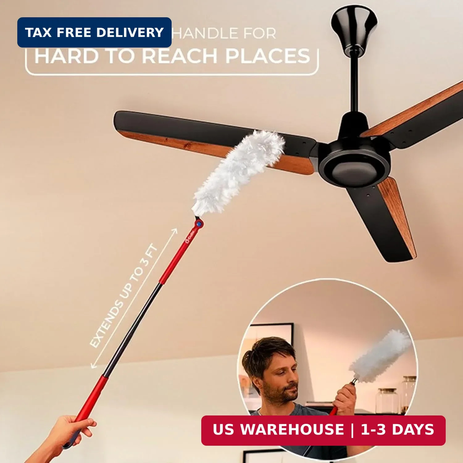 O-Cedar Flex & Catch Heavy Duty Dusting Kit with 15 Disposable Duster Refills |