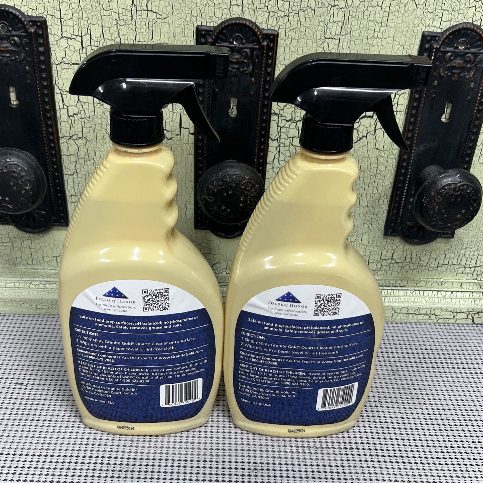 Granite Gold Countertop Polish for Granite, Quartz, Marble & More – 24 oz. 2 Pc.