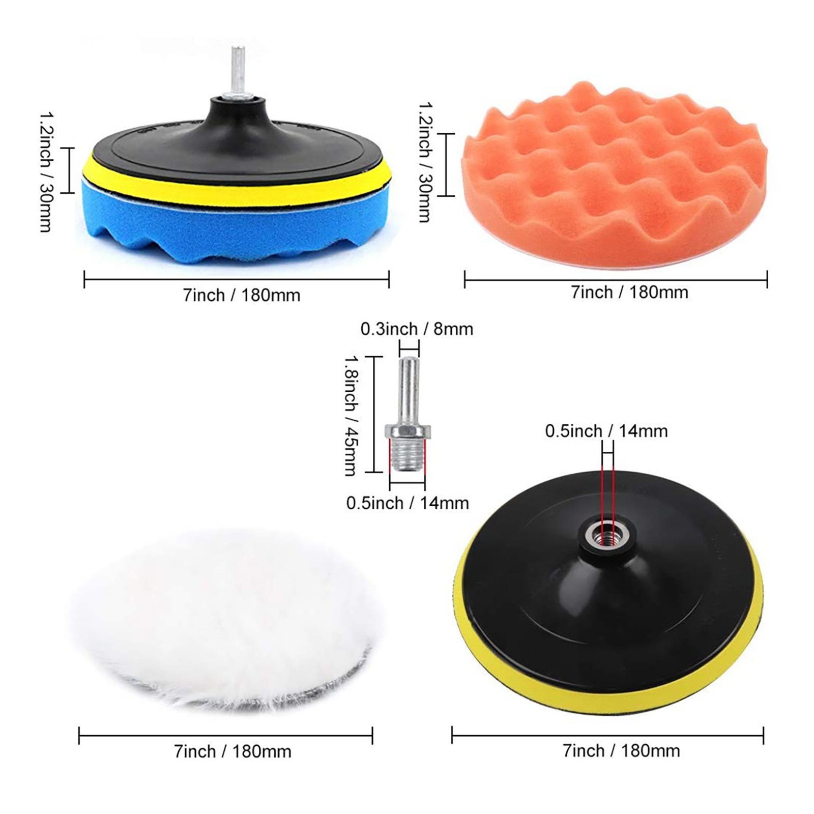 33x All Purpose Cleaning Kit Electric Drill Brush Attachment Set Power Scrubber