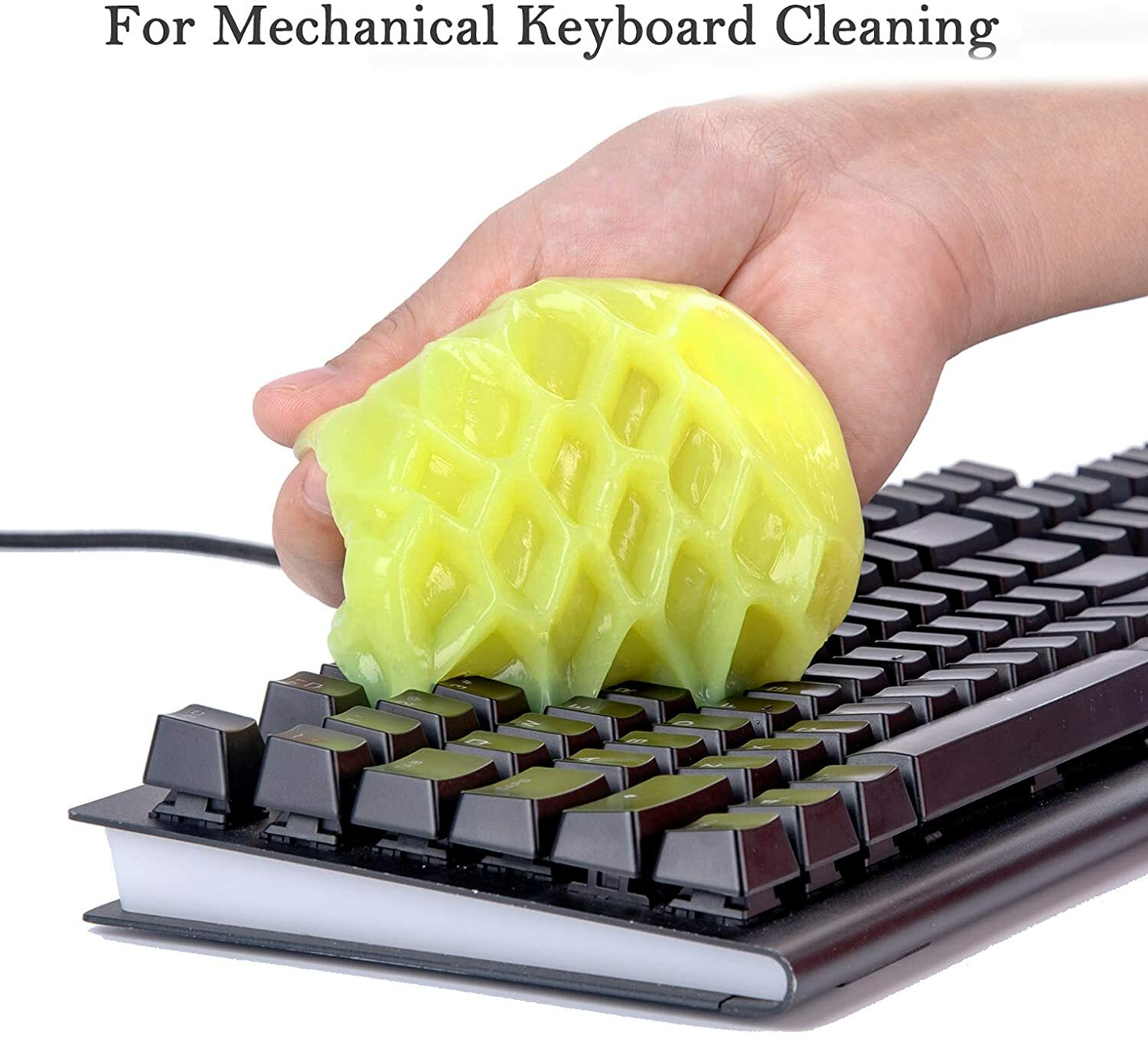 2PC PC Keyboard Car Dust Dirt Soft Sticky Cleaner Glue Gum Silica Gel Cleaner US