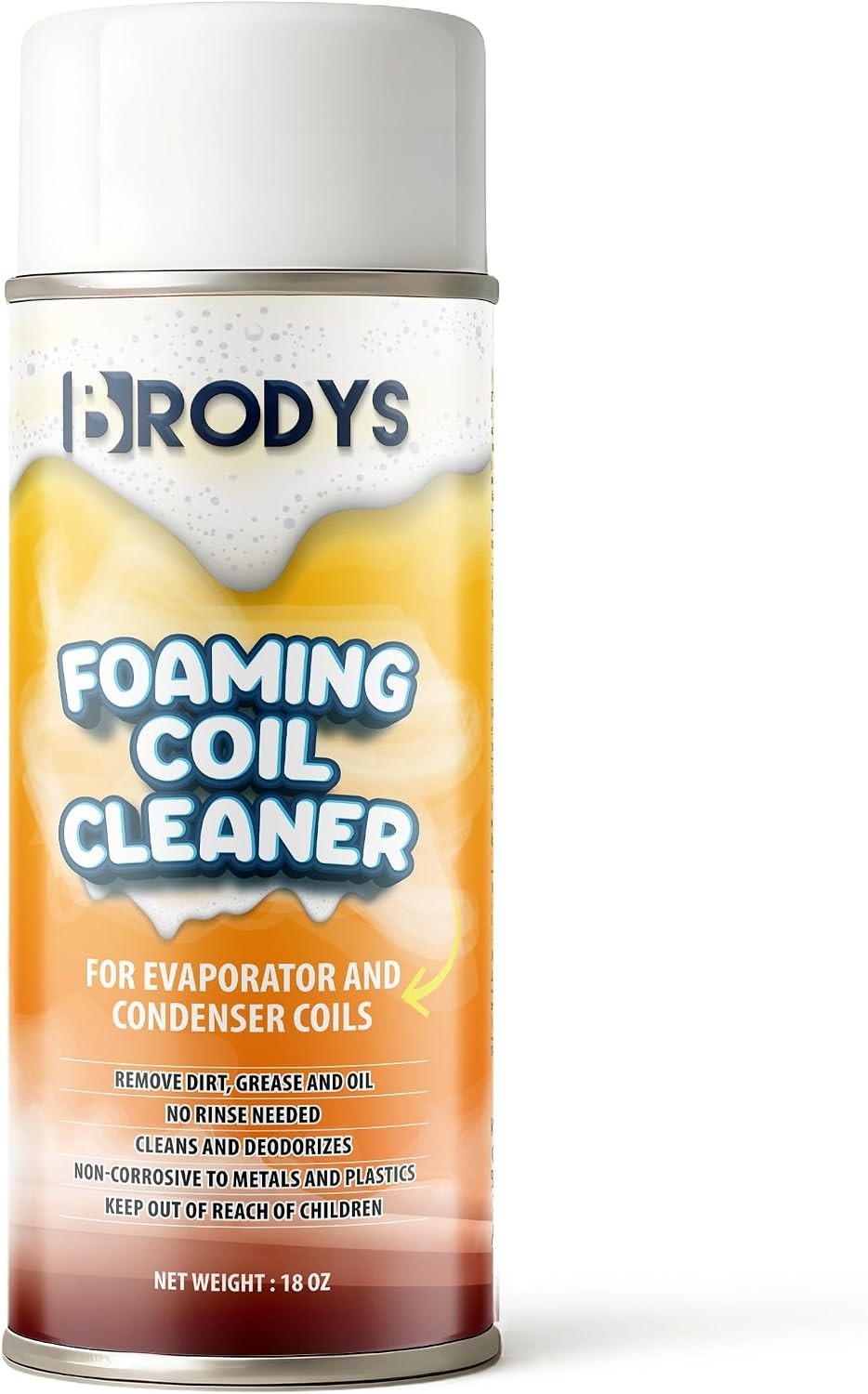 Foaming AC Coil Cleaner, No Rinse Formula 18oz, 1 Pack, Cleans | For A/C and …