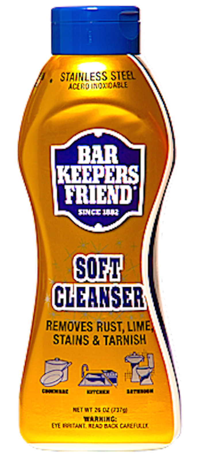 ⏰Saving Bar Keepers Friend Soft Squeeze Bottle Citrus Cleanser 💨BIG JAR 26 oz