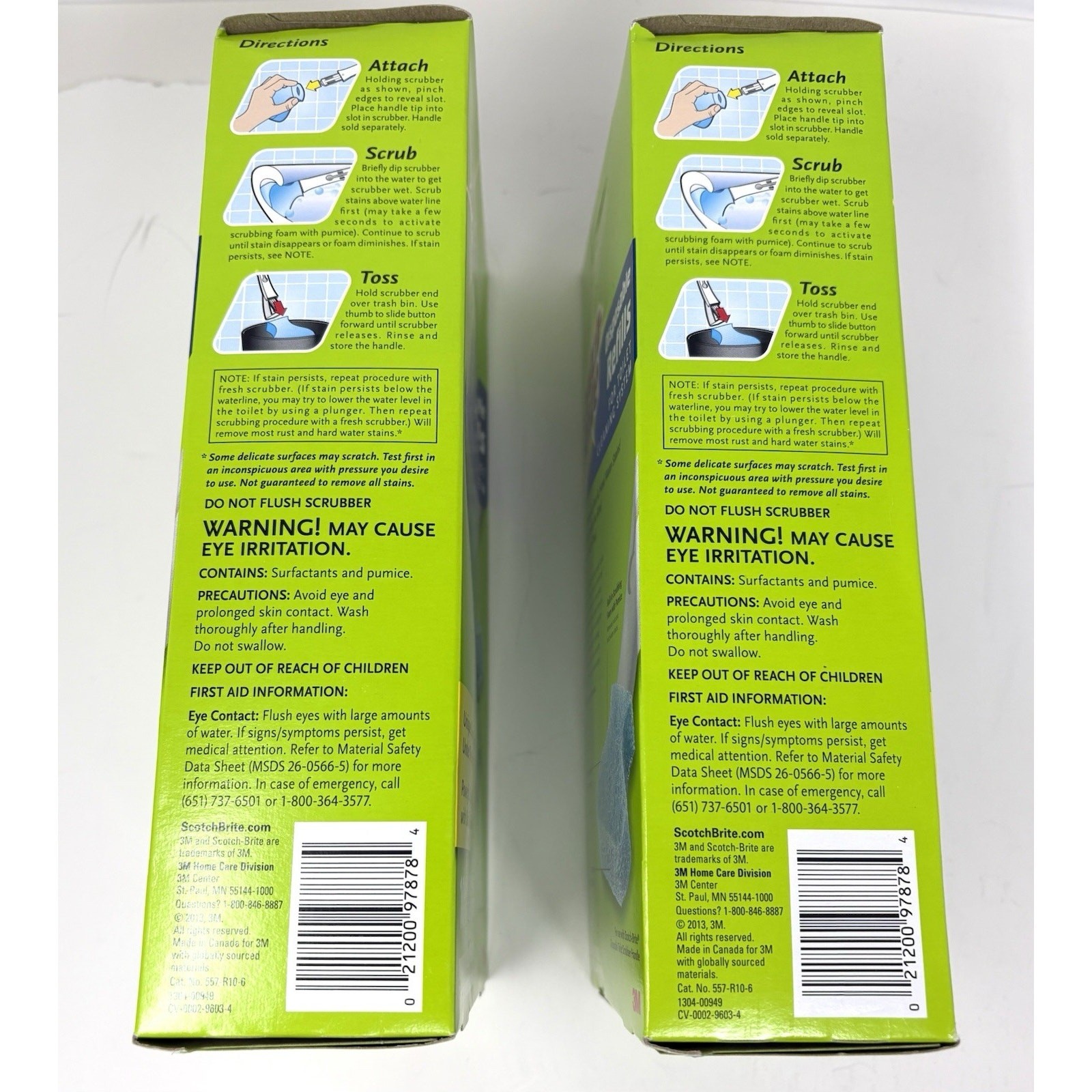 Scotch Brite Disposable Scrubber Refills Toilet Cleaning 20 Pads Only Discont’d