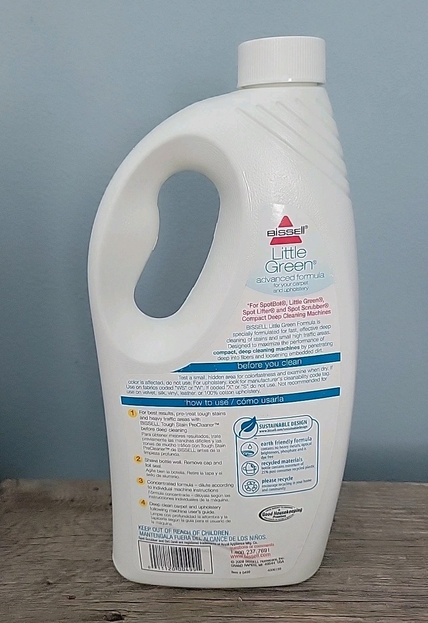 Bissell Little Green Advanced 32oz Carpets Upholstery Spot Lifter 2008 Formula