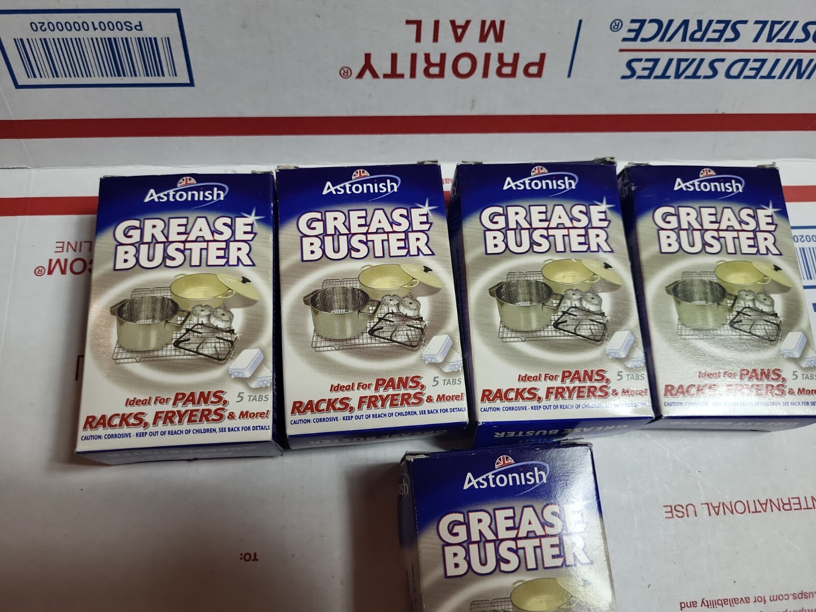 Lot of 24-Astonish Grease Buster Tablets (new)