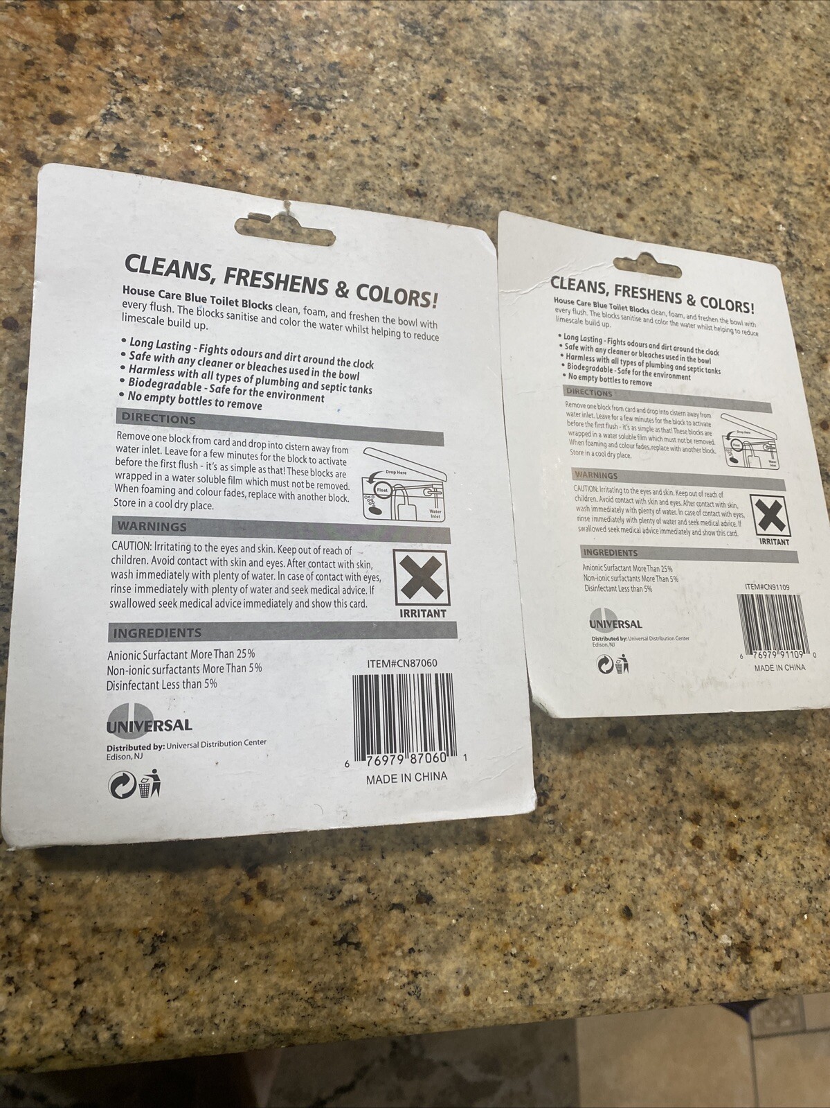 TOLLIET BLOCKS CLEAN & FRESH 9 PACK
