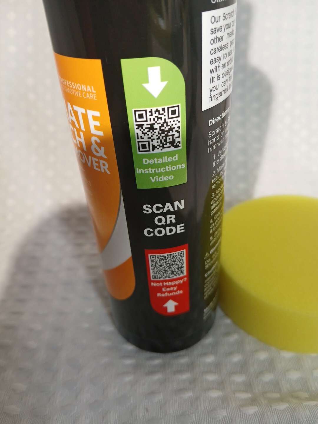 Black Car Scratch Remover – Ultimate and Swirl for Dark Paints – Solvent & Pa…