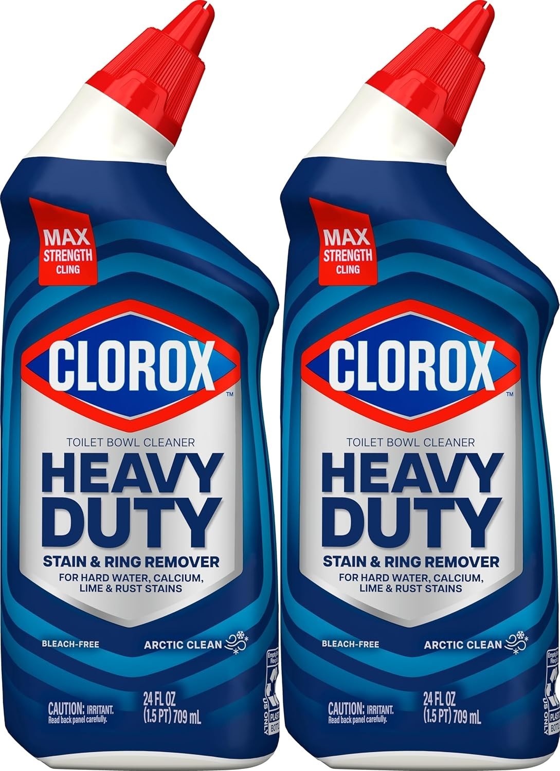 Max Strength Toilet Bowl Cleaner – Bleach-Free, 24 Fl Oz., Pack of 2, Deodorizes