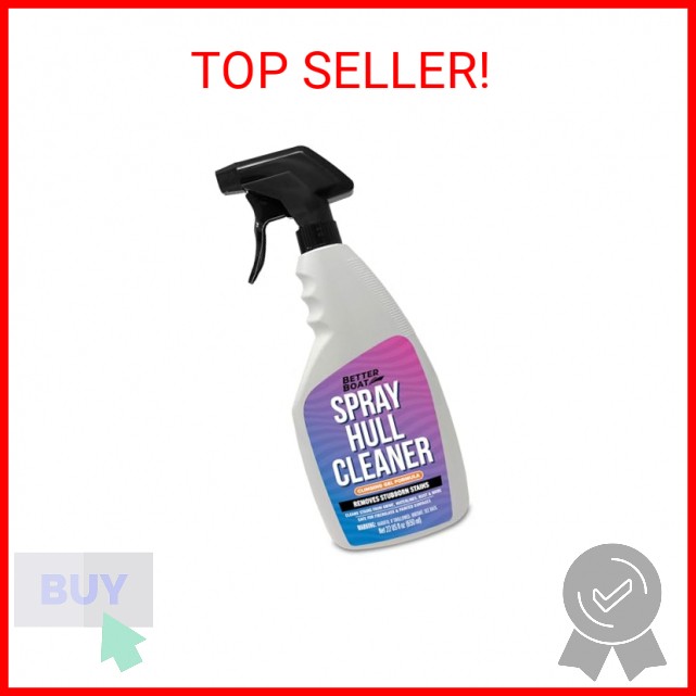 Fiberglass Boat Hull Cleaner, 22oz Gel Marine-Grade Stain Remover & Restorer, De