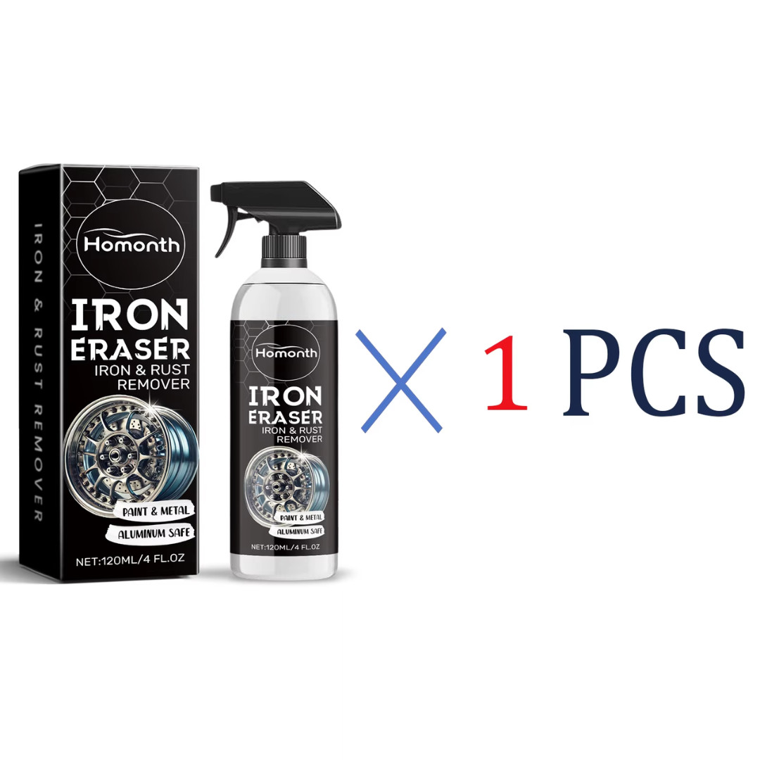 Iron Eraser Rust Remover Spray, Car Wheel Paint Brake Dust Fast Cleaner 120ML US