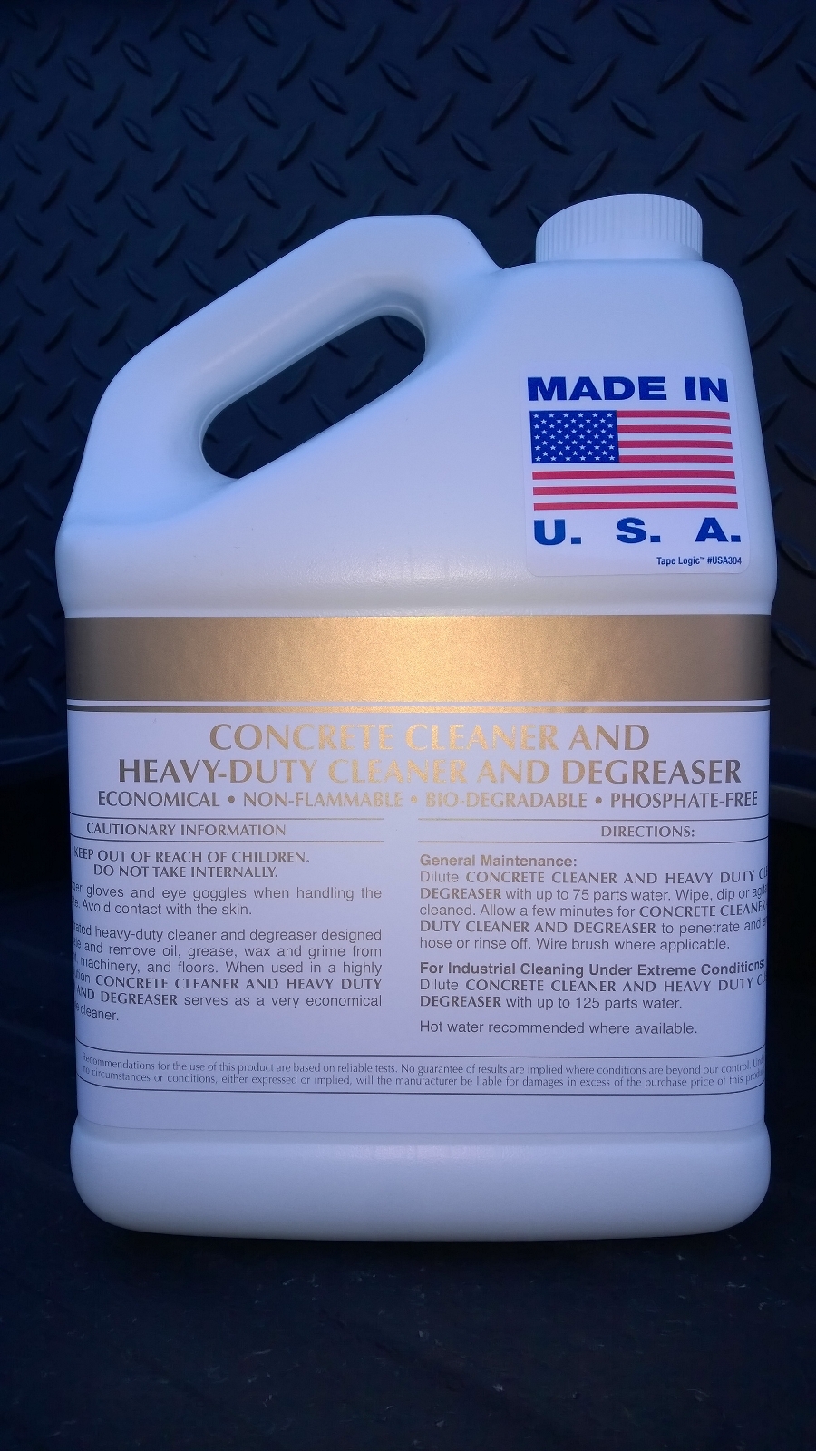 PATRIOT CHEMICAL SALES 5 GAL PAIL CONCRETE FLOOR SURFACE CLEANER/DEGREASER