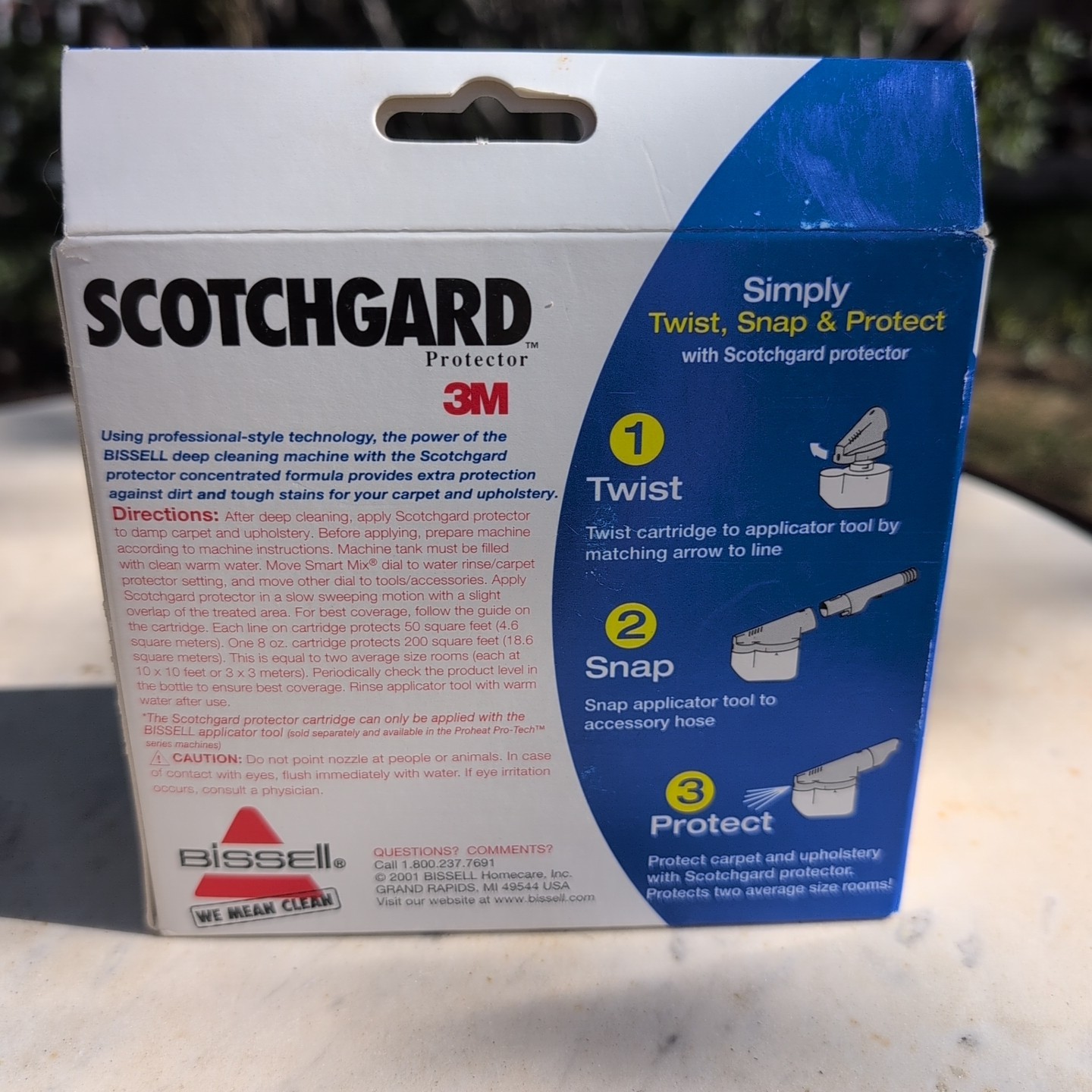 New Scotch Guard Extra Protection Formula 8 fl oz. Bissell Carpet Clean