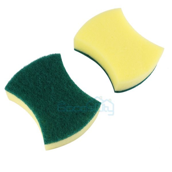 72/48 Esponjas de doble cara Scou Pads Esponjas multiusos para fregar platos
