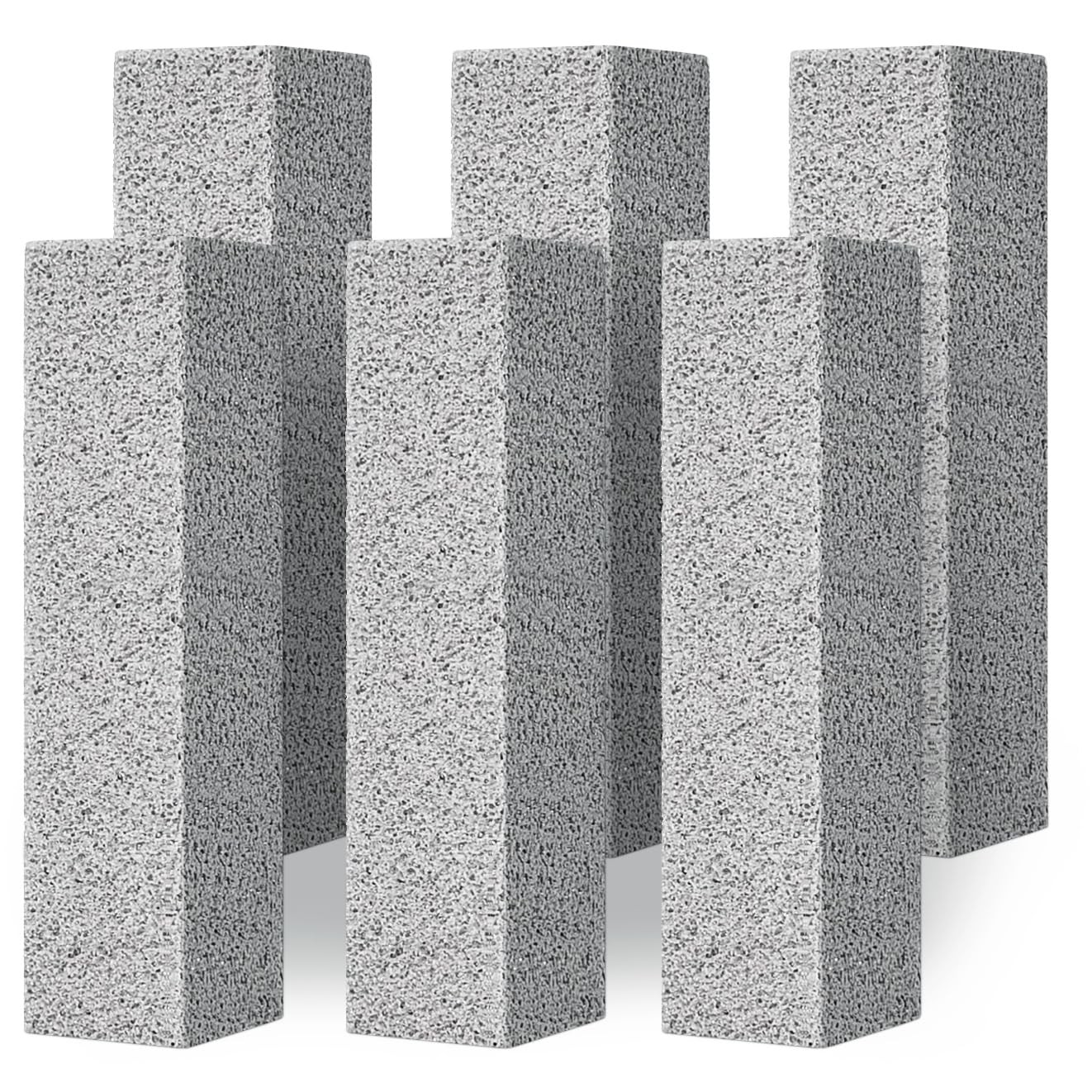 Pumice Stone Toilet Bowl Cleaner 6p Grey Limescale Remover Pumice Stick Power