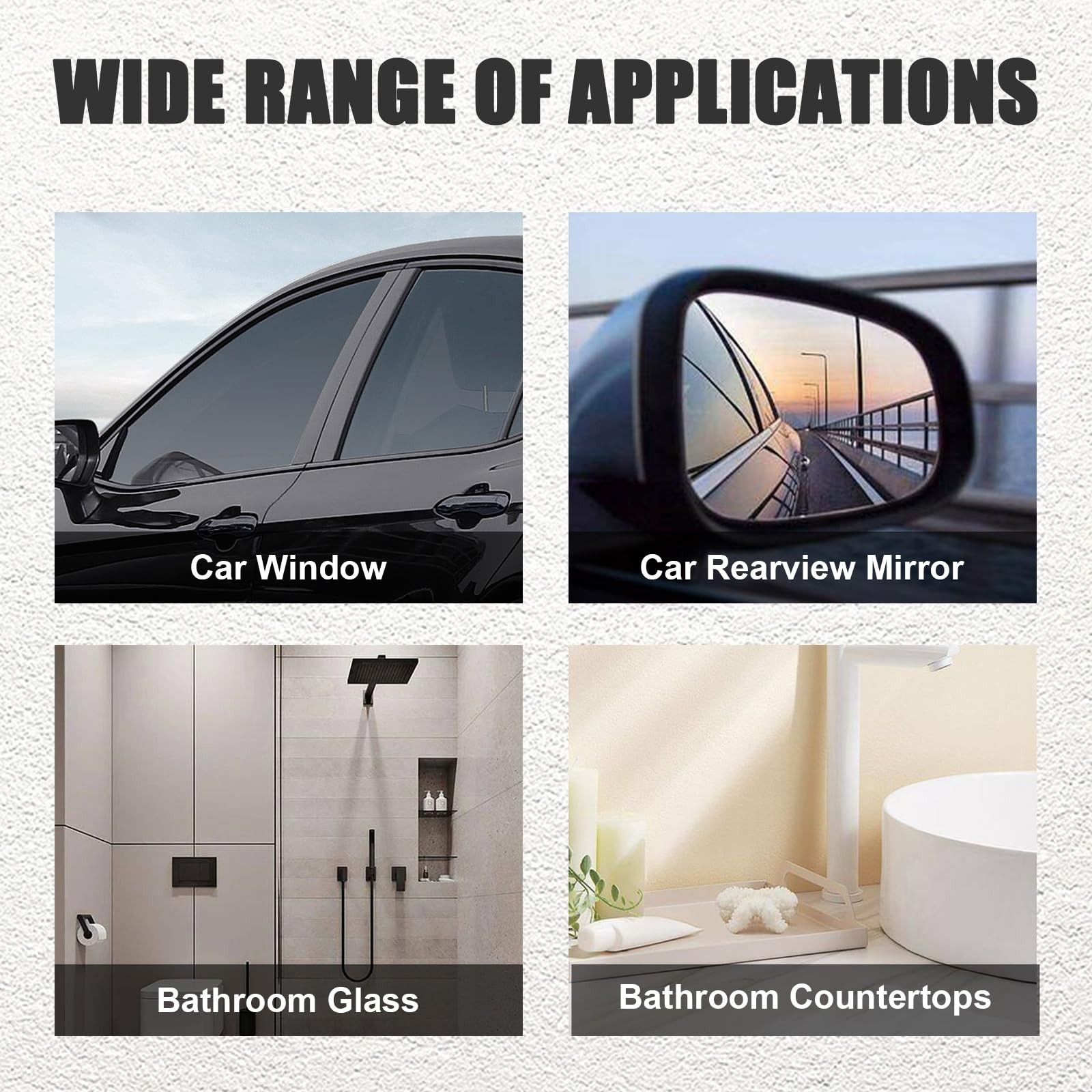 Ziciner Small Silicone Window Squeegee, Car Windshield Water Blade Squeegee, …