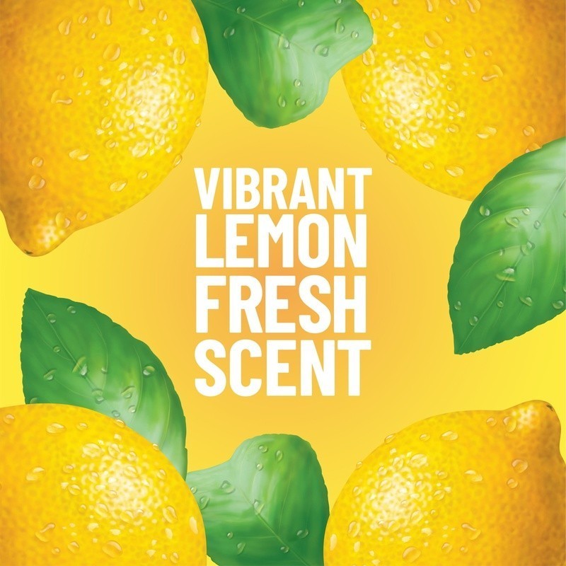 Multi-Surface Cleaner Lemon Fresh Deodorizes Cuts Grease Removes Grime 40oz New