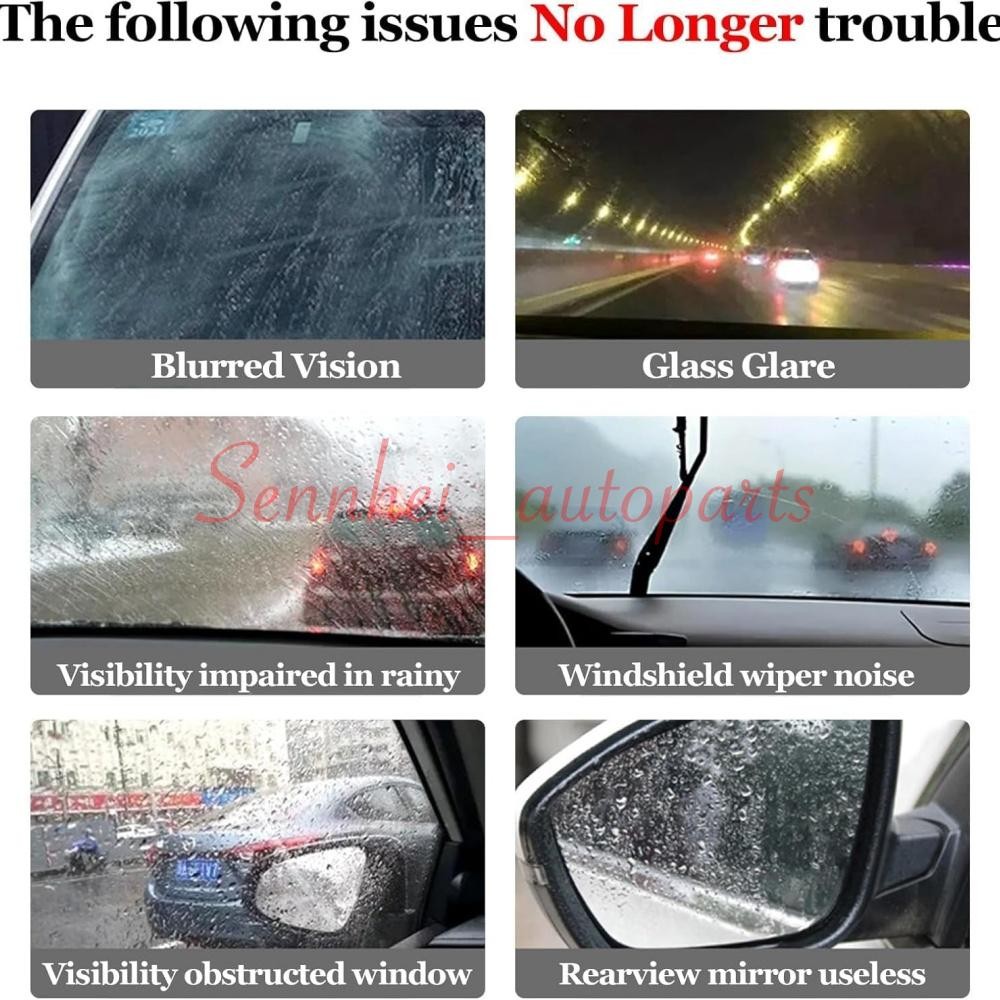 2PCS New For Car Window Glass Automotive Oil Film Cleaner Car Windshield Cleaner