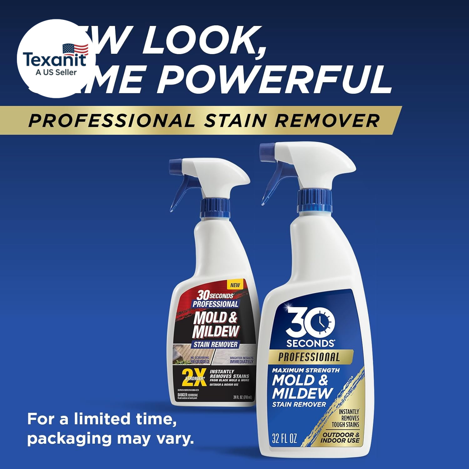 Pro Mold and Mildew Stain Remover | Scrub Free | Brighter Results Instantly | Re