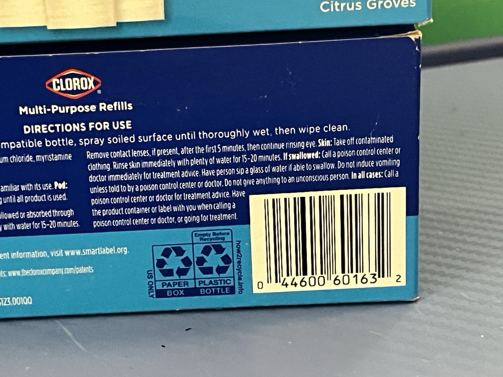 2-ea Clorox Multi-Purpose Spray Concentrate Refills, 3ct-Citrus Groves (6ct)