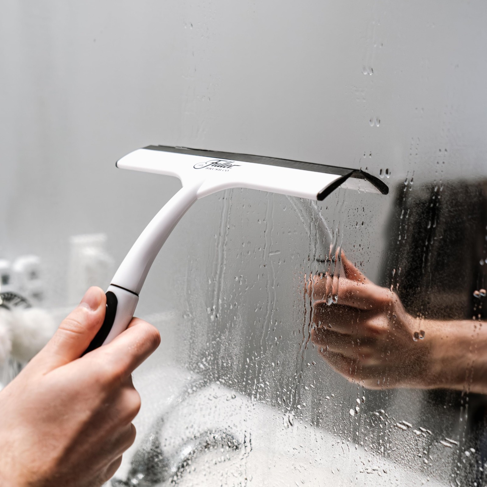 Easy Grip Handheld Squeegee for Shower, Windows, Mirrors & Windshields – Comfort
