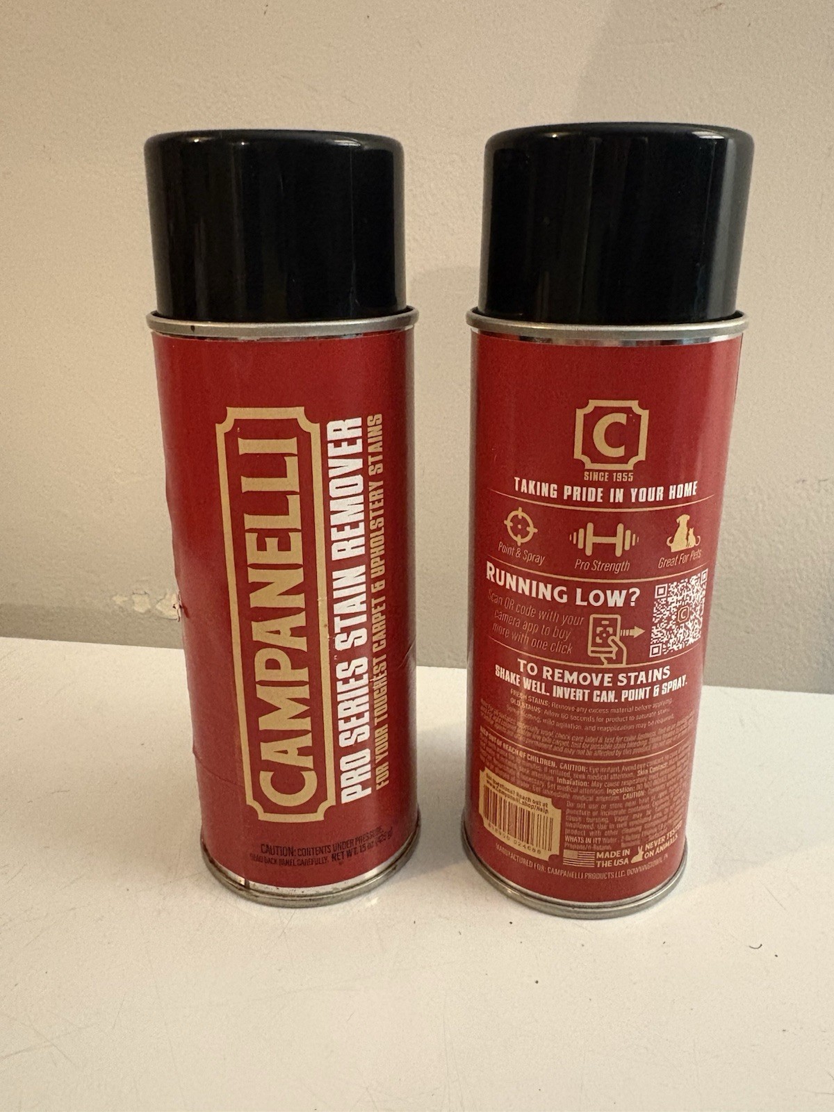 Set of 2 Professional Point & Spray Stain Removers by Campanelli
