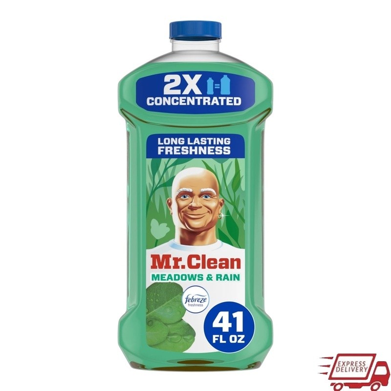 Multi Surface Cleaner Concentrated Dirt Grease Remover Meadows Rain Scent 41oz