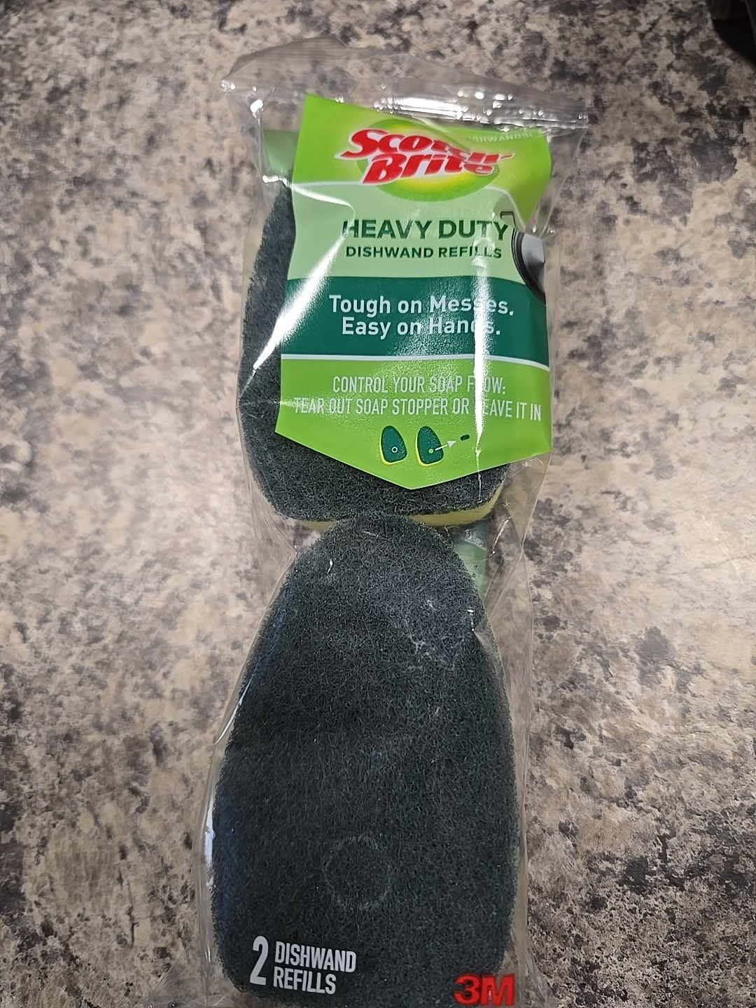 Scotch-Brite Heavy Duty Heavy Duty Dishwand Refill, 2 Ct
