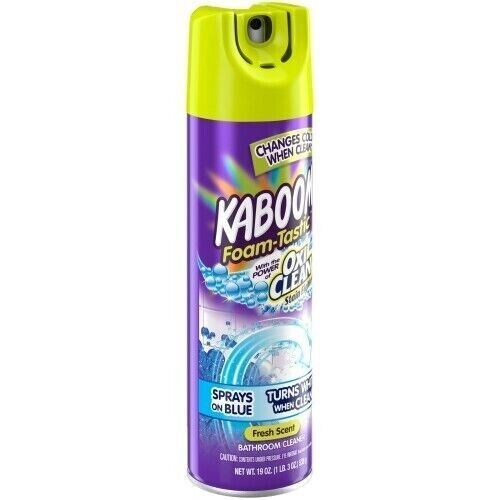 4-Pack Kaboom Foam-Tastic with OxiClean Fresh Scent Bathroom Cleaner, 19 oz.