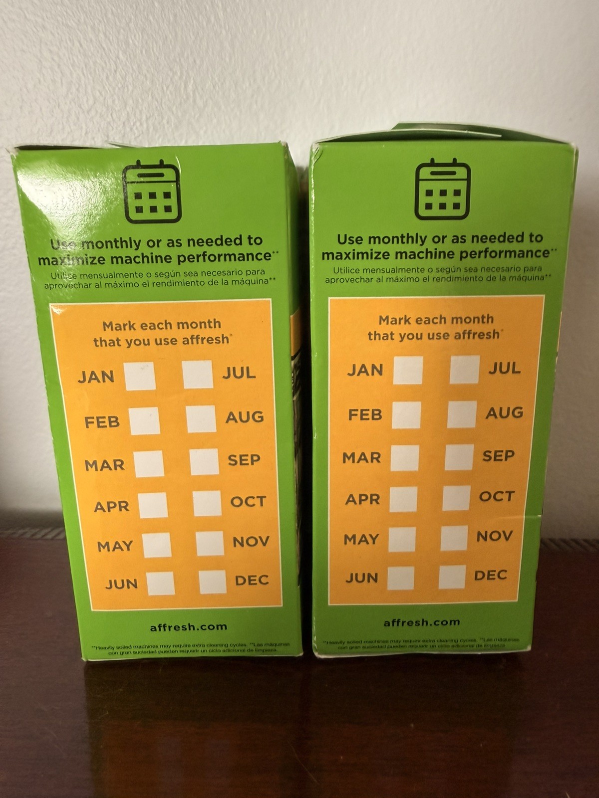 2 BOXES Affresh Dishwasher Cleaner, 12 tabs TOTAL, Removes Odor Causing Residue
